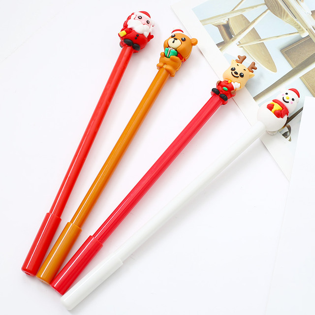 36Pcs Novelty Kawaii Pens Christmas Cute Gel Pen Funny Pretty Stationery  Cool Back to School Stuff Thing Girl Kids Children Gift - AliExpress